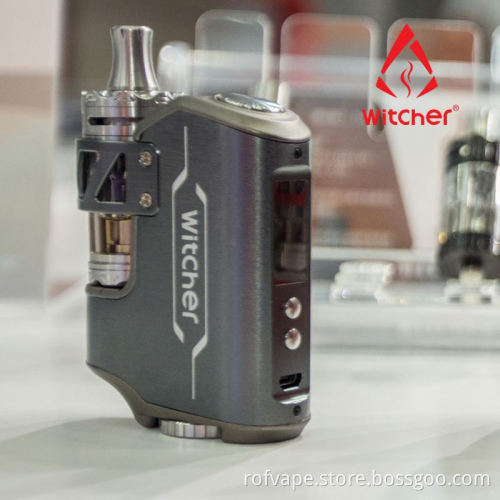 Wholesale Vaporizer Pen All-in-One Box Mod Kit 75W Witcher Uwell Crown Sub Ohm Vape Tank With Led